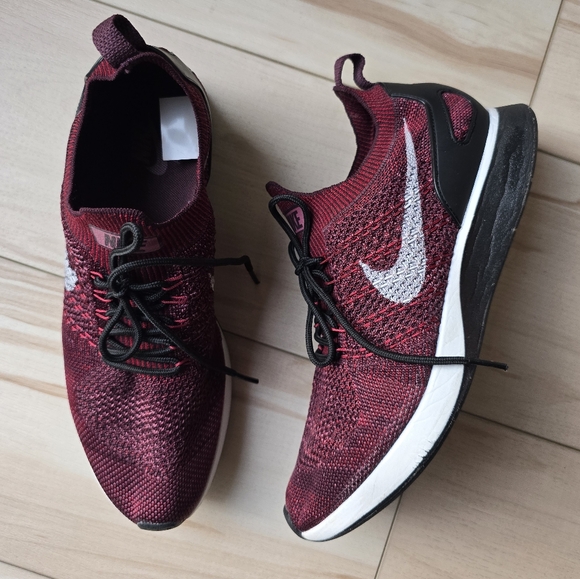 Nike Air Zoom Mariah Flyknit Racer In Deep Burgundy main image 8